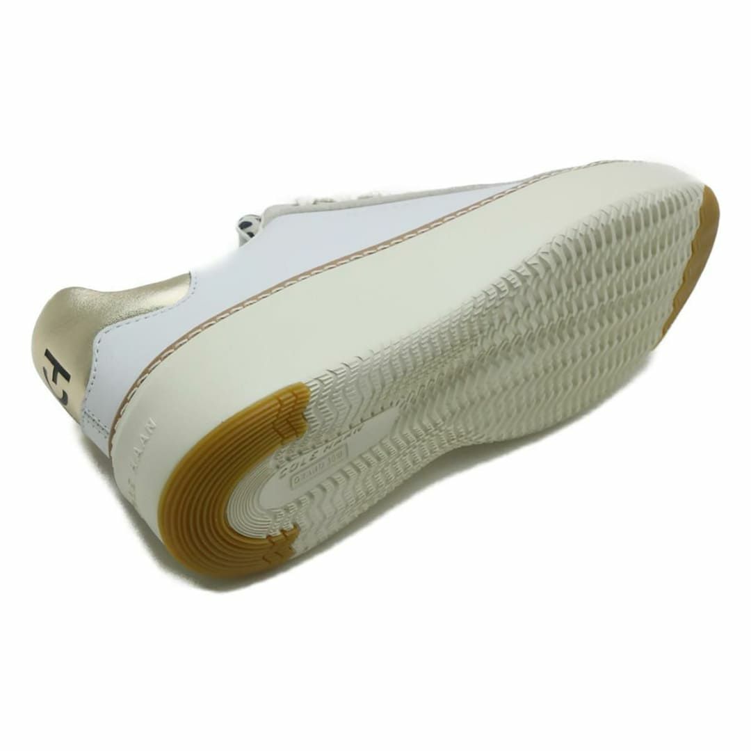 コールハーン レディース グランドプロトップスピン ホワイト レオパード 4