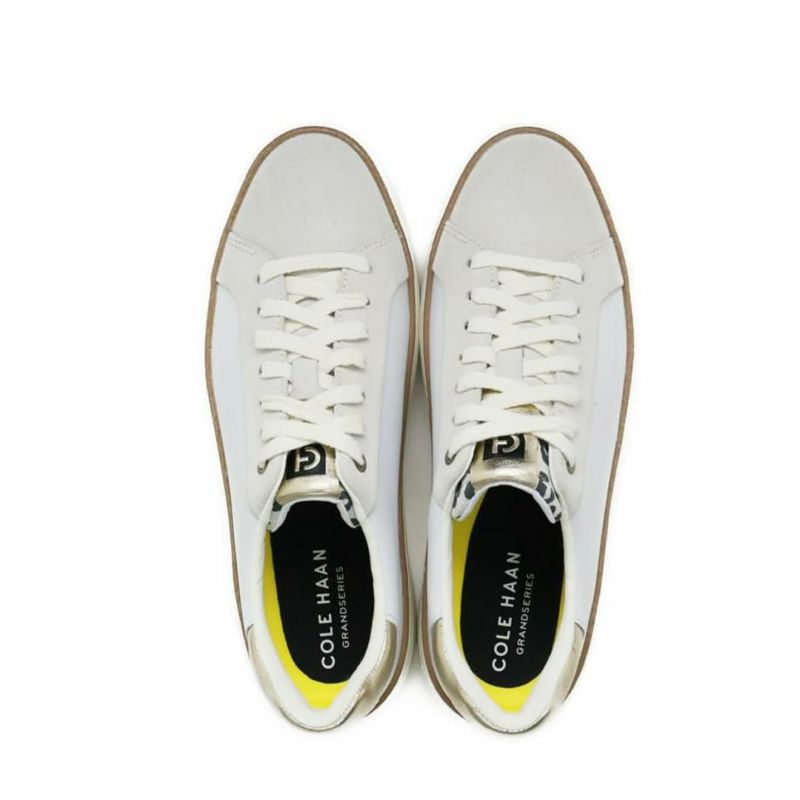 コールハーン レディース グランドプロトップスピン ホワイト レオパード 7