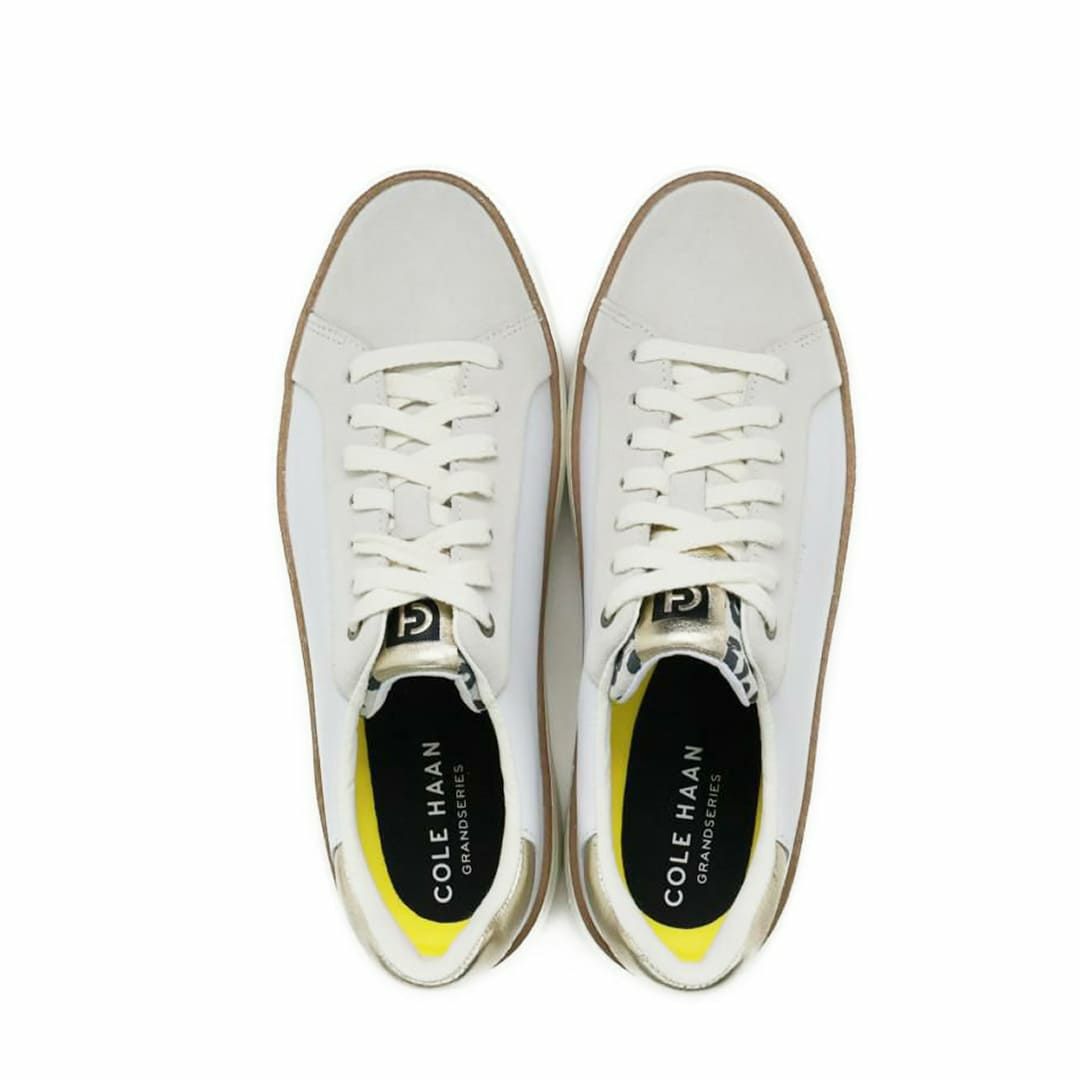 コールハーン レディース グランドプロトップスピン ホワイト レオパード 7