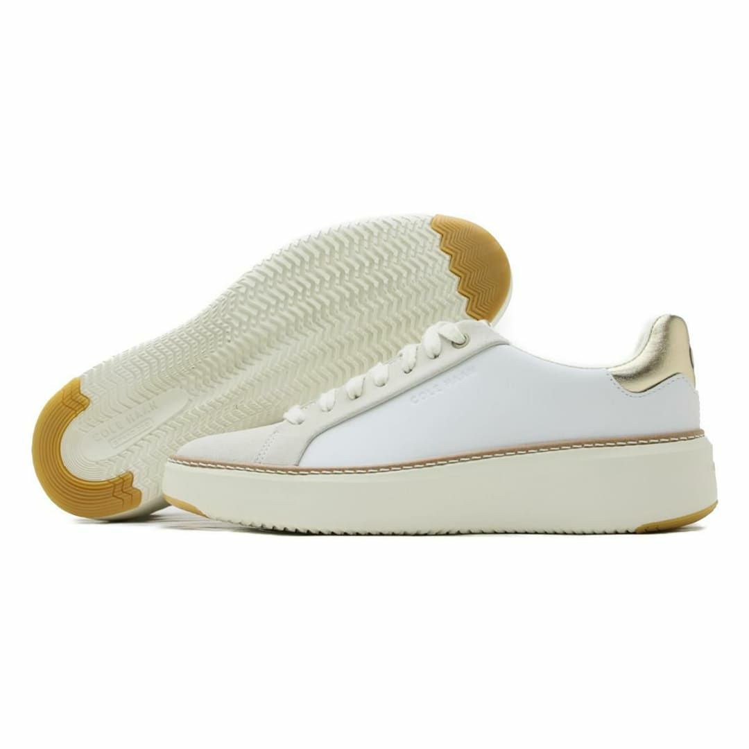 コールハーン レディース グランドプロトップスピン ホワイト レオパード 9