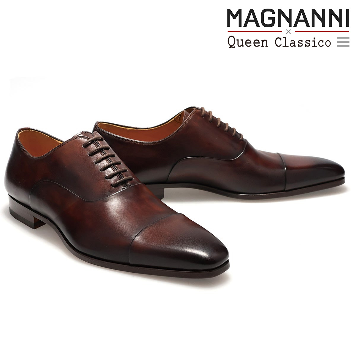 マグナーニ / MAGNANNI レベルソ 内羽根ストレートチップ スペイン製 