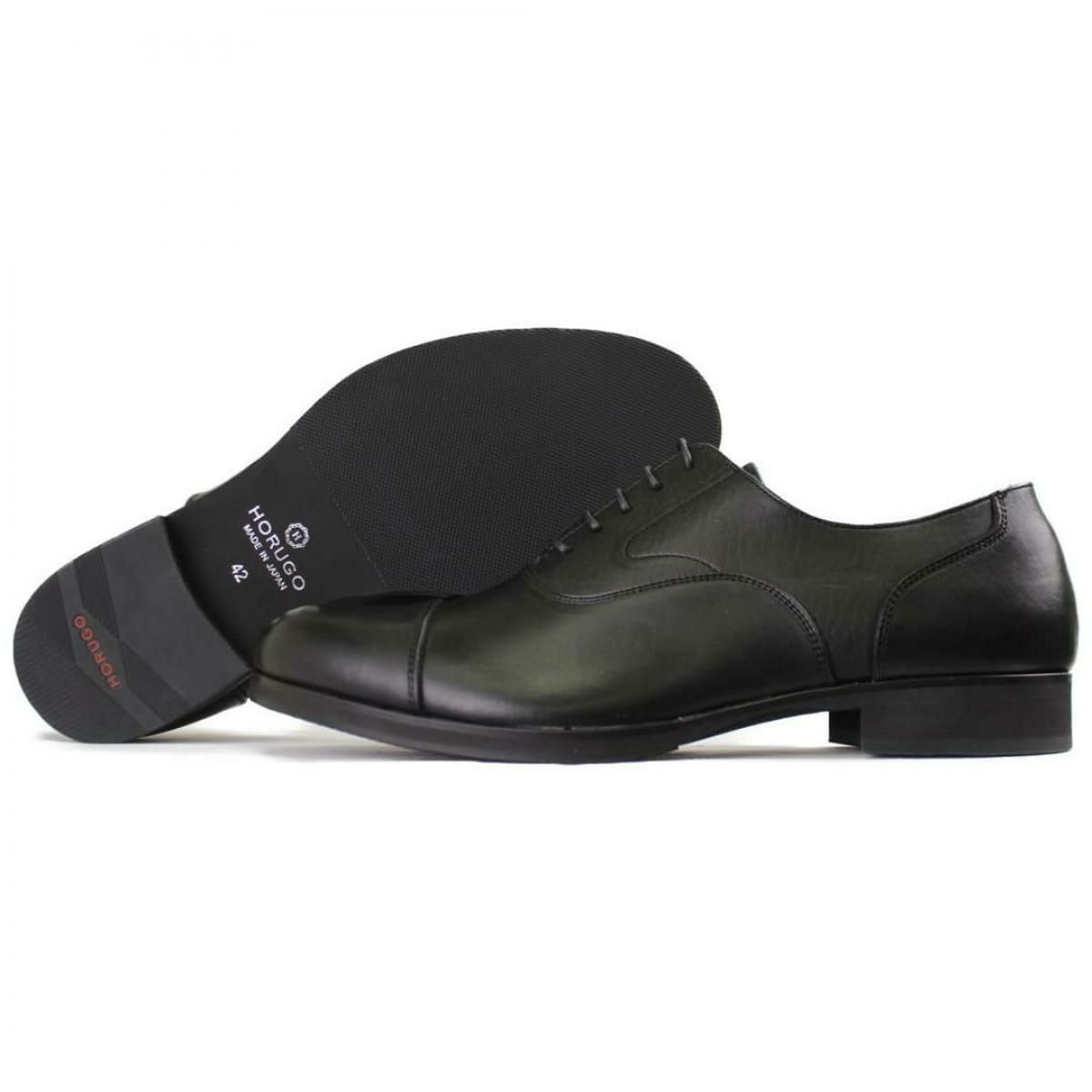 オルゴ メンズ カジュアルシューズ 内羽根ストレートチップ 国産(日本製) HORUGO hs001