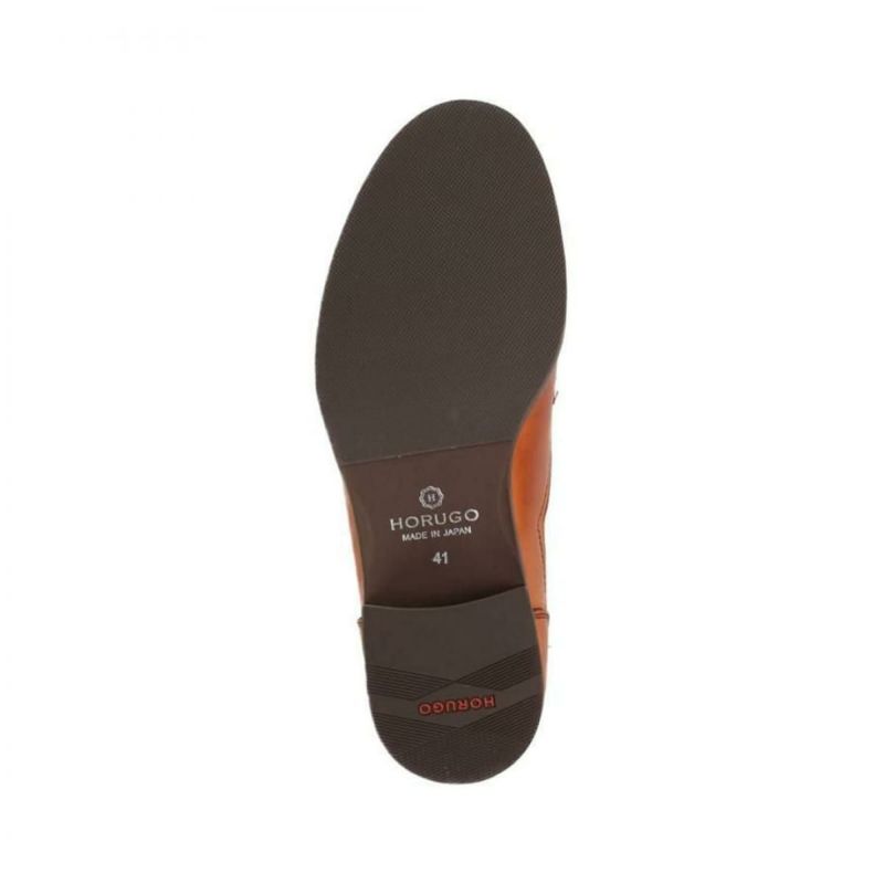 オルゴ メンズ カジュアルシューズ 外羽根ストレートチップ 国産(日本製) HORUGO hs002