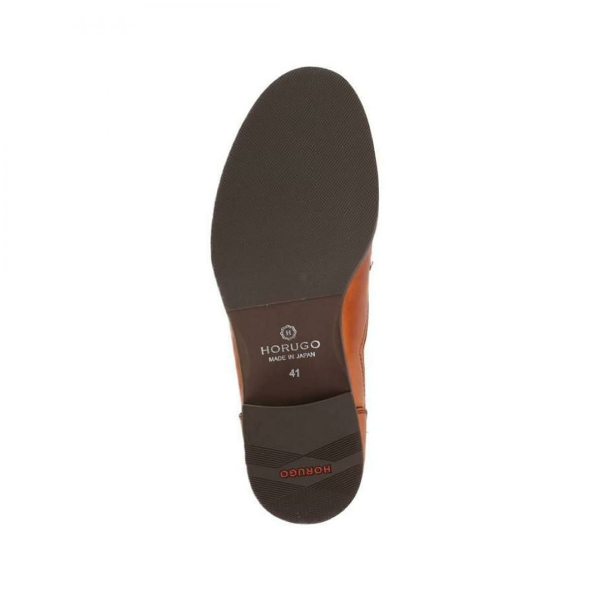 オルゴ メンズ カジュアルシューズ 外羽根ストレートチップ 国産(日本製) HORUGO hs002