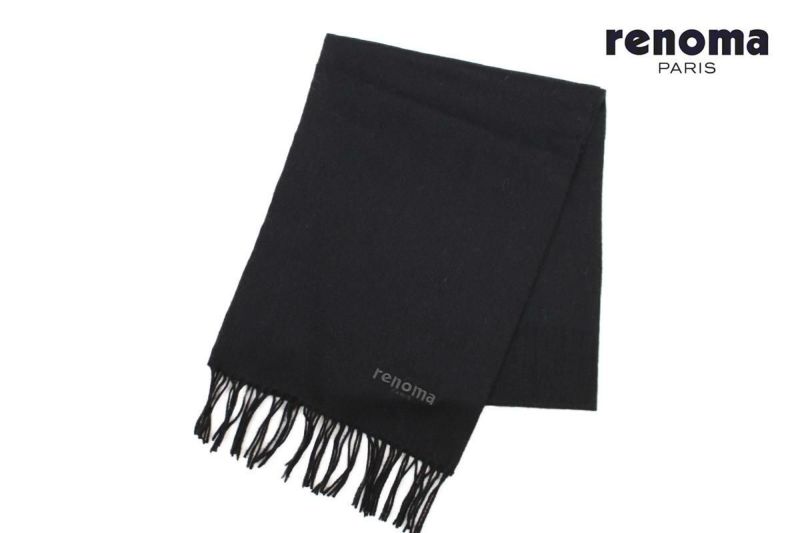 レノマ / renoma マフラー カシミヤ 60rer9912ibk プレーン カシミヤ