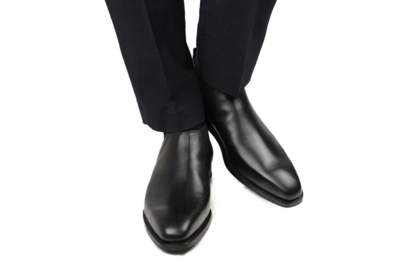 D*r様 クロケット＆ジョーンズ/ネイビー レザー シューズ/シュートリー付き クロケット＆ジョーンズ/ネイビー レザー シューズ/シュートリー付き