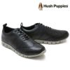 ハッシュパピー メンズ レザースニーカー m-7102tbkbk ブラックブラック 5