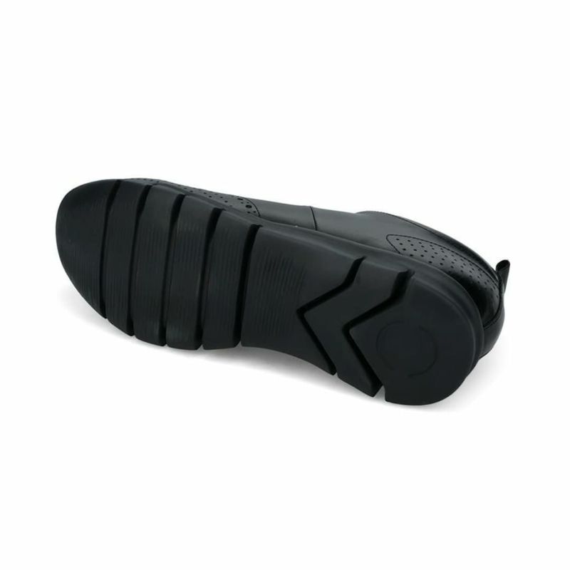 ハッシュパピー メンズ レザースニーカー m-7102tbkbk ブラックブラック 10