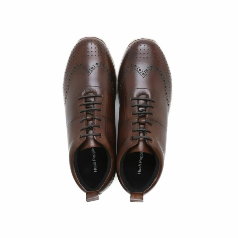 ハッシュパピー メンズ レザースニーカー m-7102t2