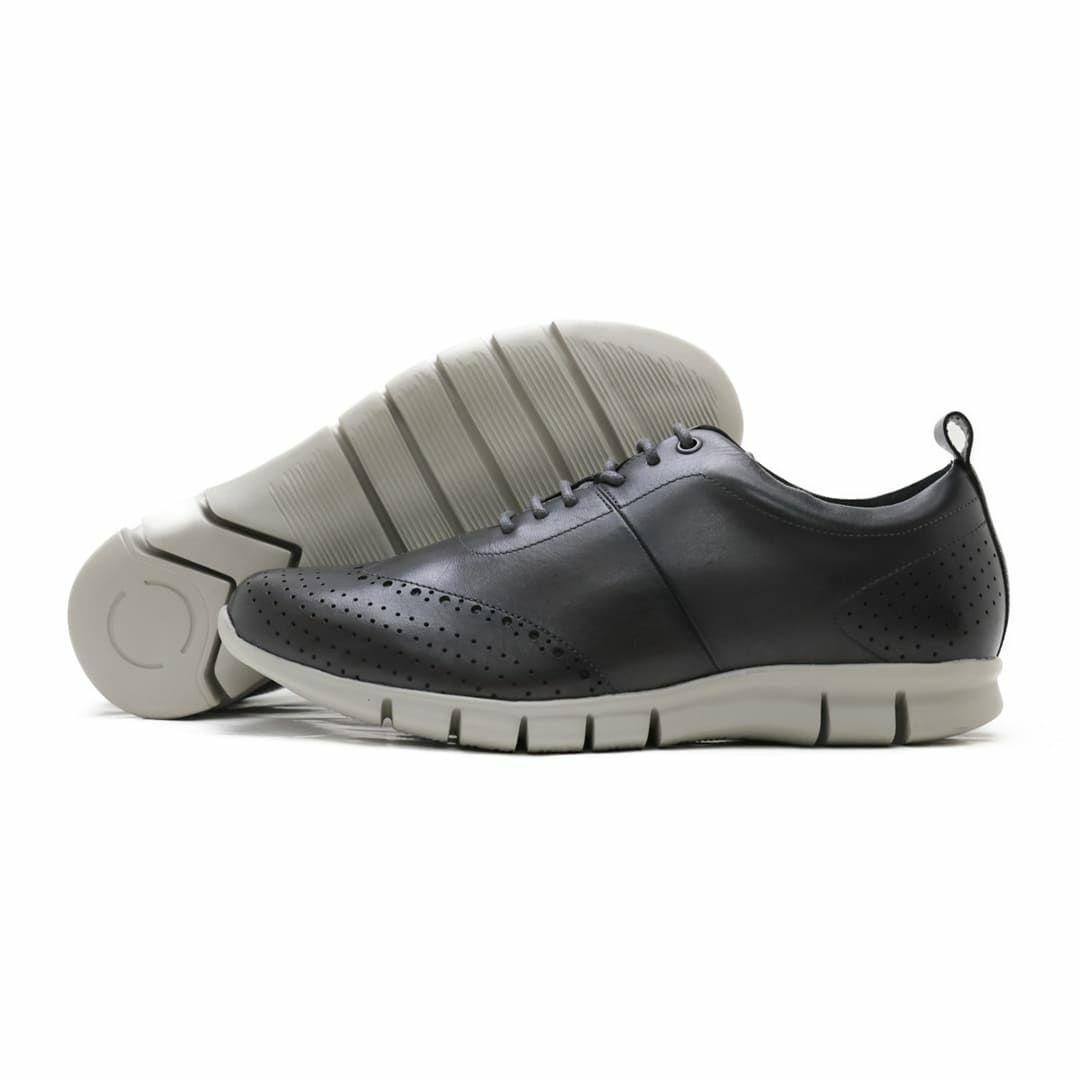 ハッシュパピー メンズ レザースニーカー m-7102t2