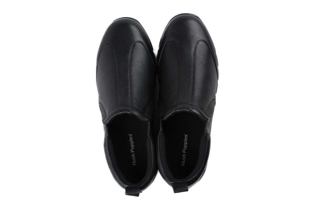 ハッシュパピー メンズ スリッポン m-7109tbkbk ブラックブラック 9