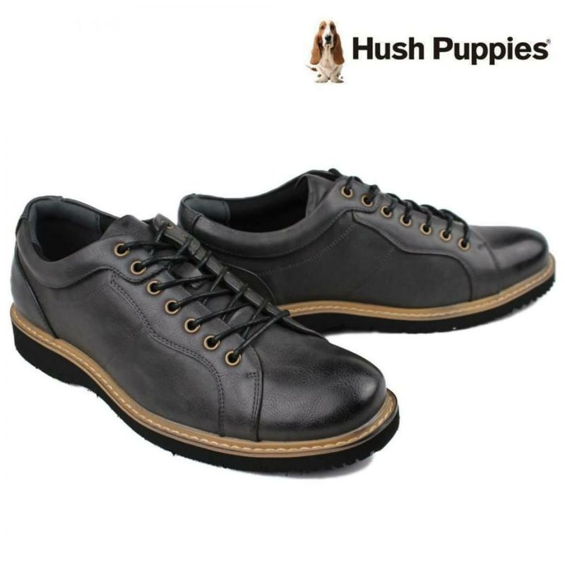 ハッシュパピー メンズ 外羽根プレーン m-7120tibk ブラック 4