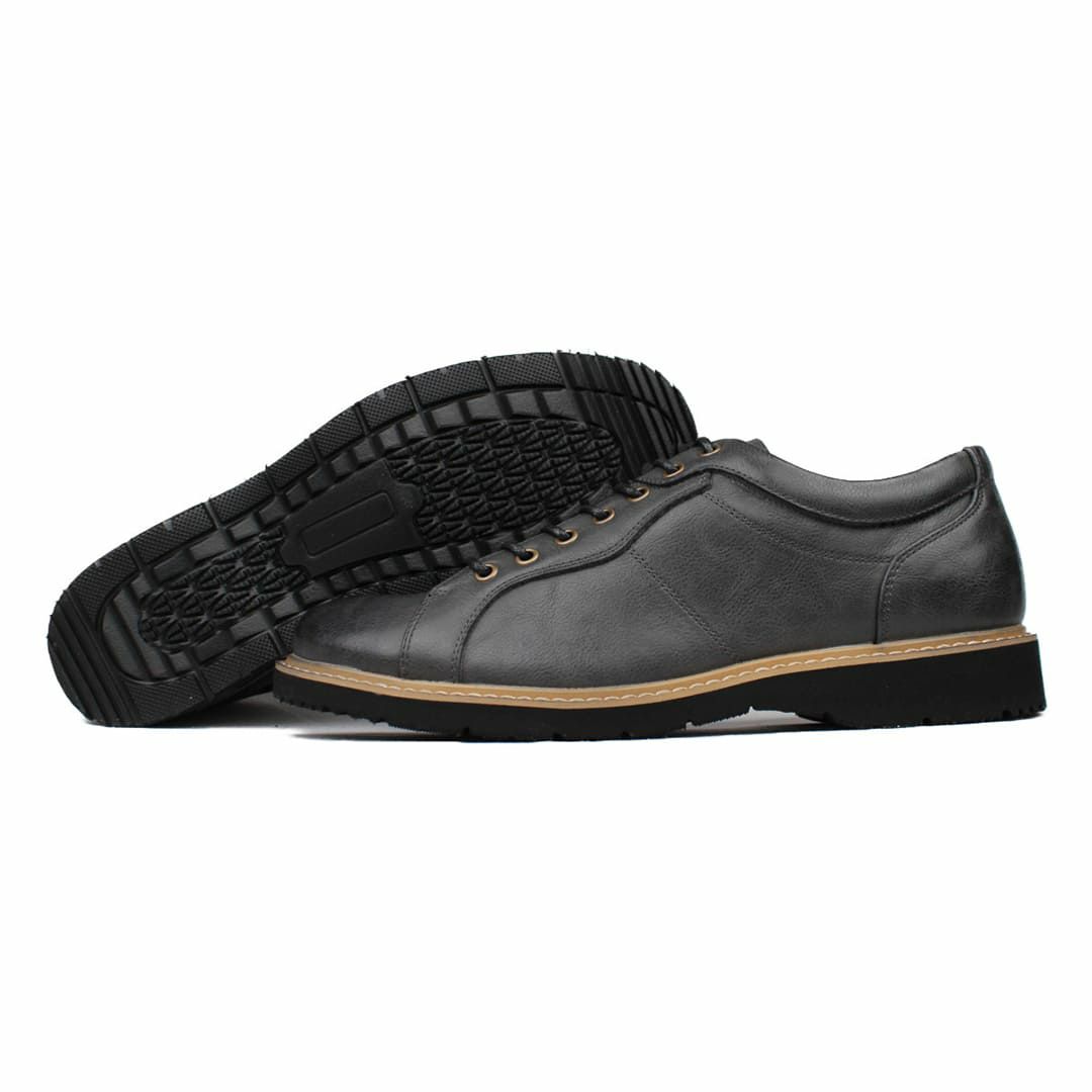 ハッシュパピー メンズ カジュアルシューズ 外羽根プレーン チャコール4