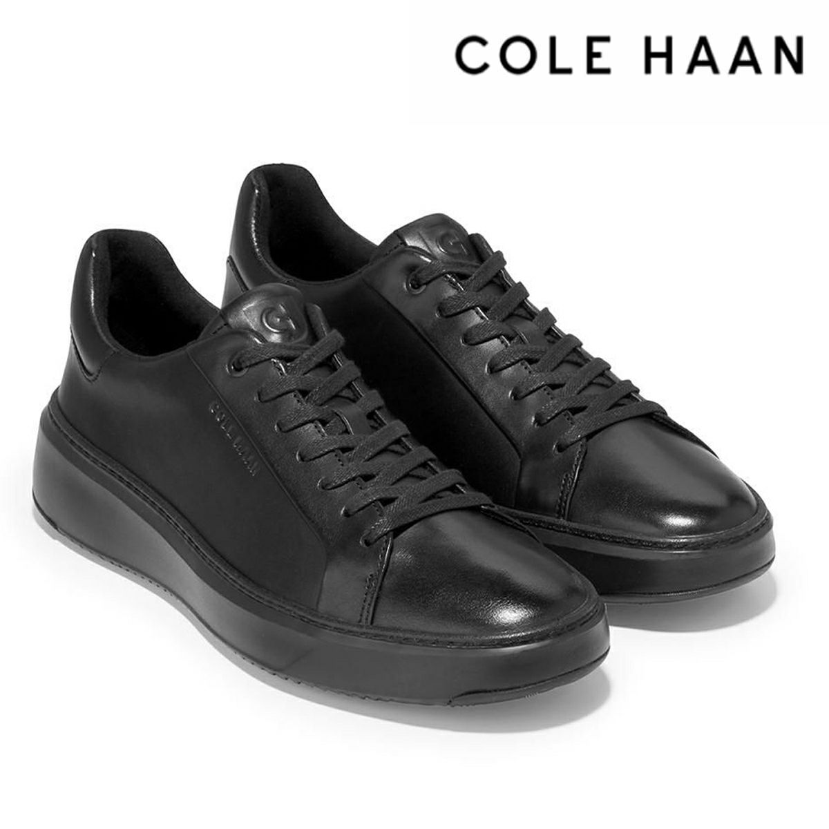 コールハーン メンズ グランドプロトップスピンスニーカー c36412i ブラックレザー