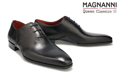 クインクラシコオリジナルモデル】 マグナーニ / MAGNANNI ラインステッチ ホールカット グリス スペイン製 25706  の通販｜クインクラシコ公式オンラインストア