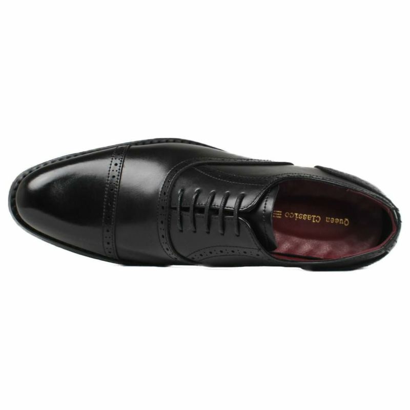 クインクラシコ メンズ ドレスシューズ パンチド キャップトゥ