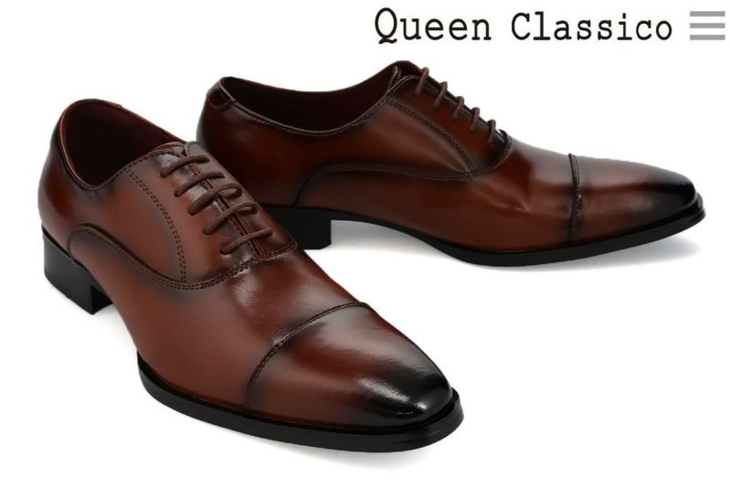 クインクラシコ / QueenClassico メンズ ドレスシューズ 5009-1bk 内羽根 ストレートチップ ブラック  の通販｜クインクラシコ公式オンラインストア