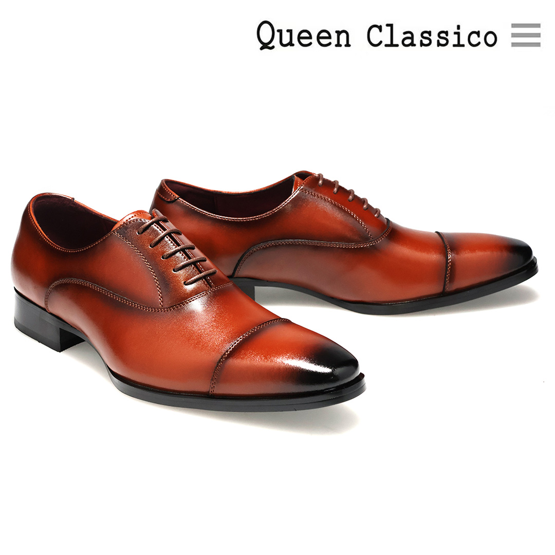 クインクラシコ / QueenClassico メンズ ドレスシューズ 5009-1 内羽根 