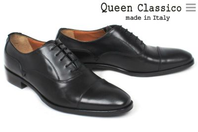 クインクラシコ / QueenClassico メンズ ドレスシューズ mm1105bk 内羽根ストレートチップ ブラック  の通販｜クインクラシコ公式オンラインストア