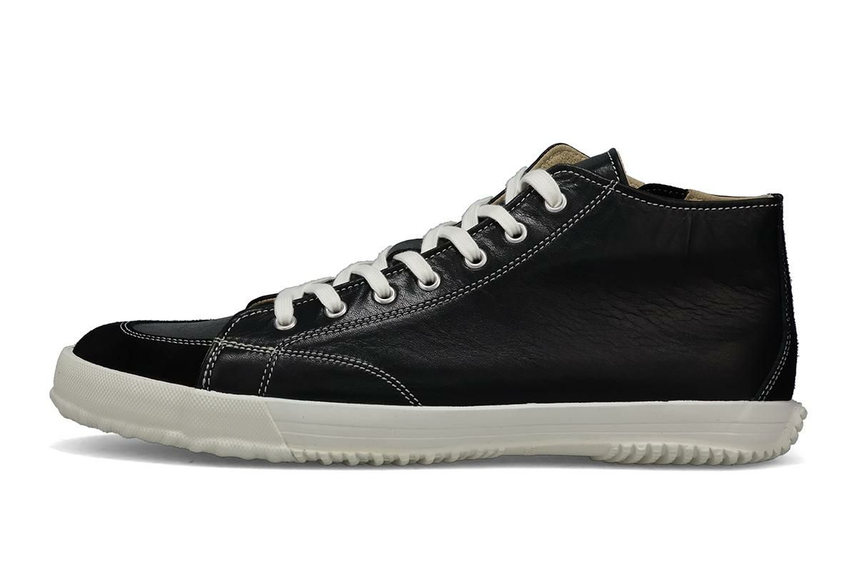 スピングル メンズ スニーカー Spingle ジッパーミドルスニーカー 国産(日本製) 