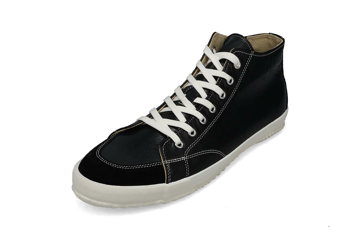 スピングル メンズ スニーカー Spingle ジッパーミドルスニーカー 国産(日本製) 