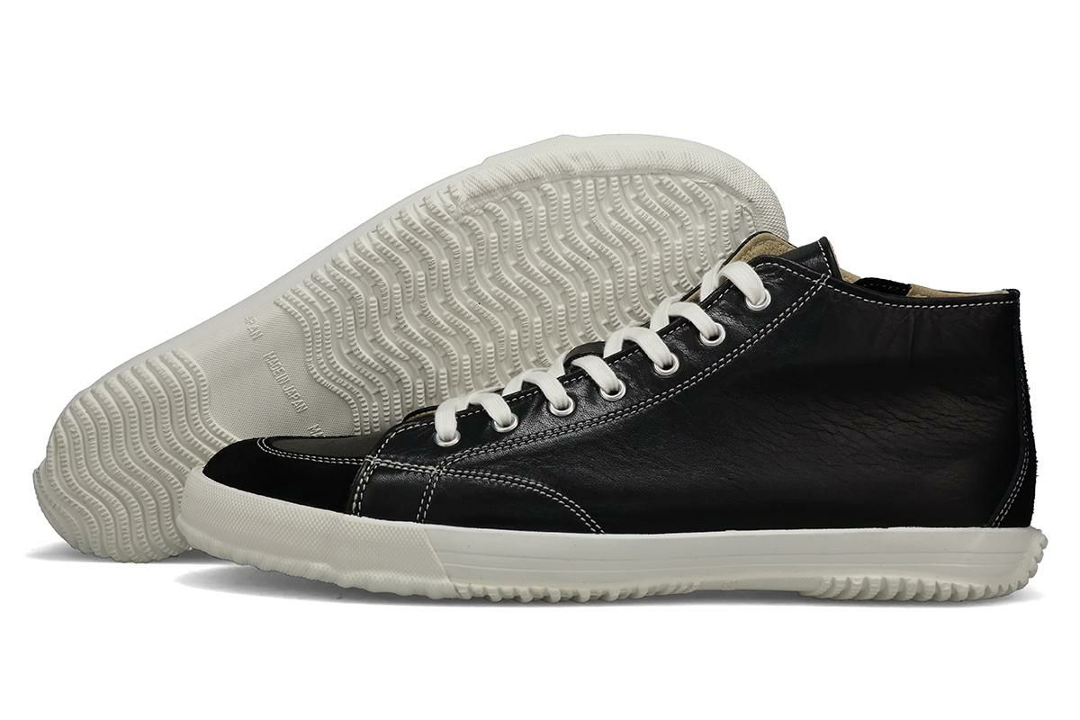 スピングル メンズ スニーカー Spingle ジッパーミドルスニーカー 国産(日本製) 