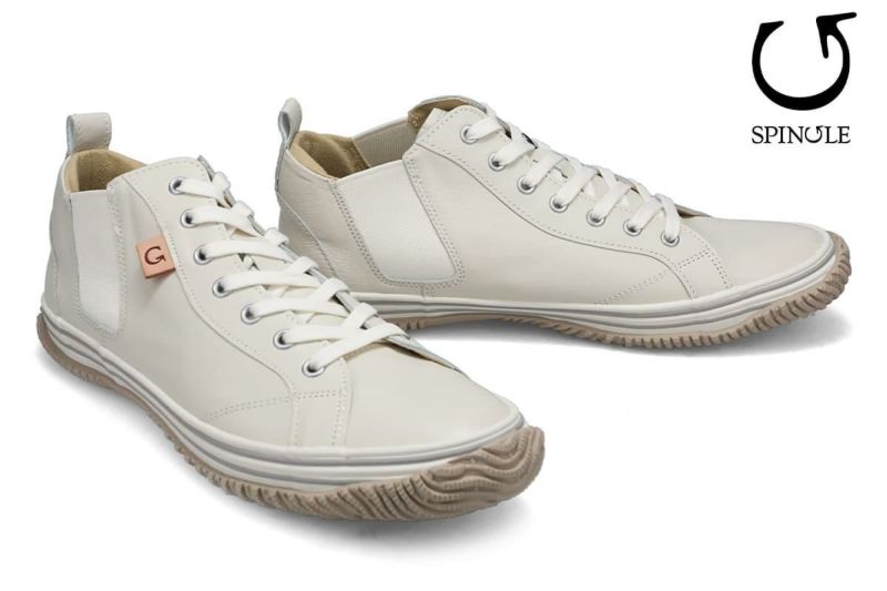 スピングル メンズ スニーカー Spingle サイドゴアミッドカット 国産(日本製) 