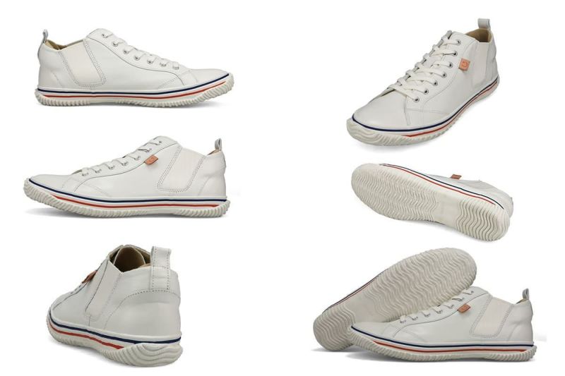 スピングル メンズ スニーカー Spingle サイドゴアミッドカット 国産(日本製) 