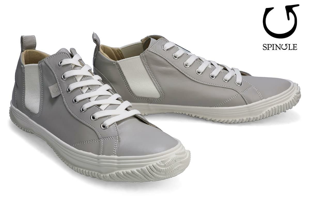 スピングル メンズ スニーカー Spingle サイドゴアミッドカット 国産(日本製) 