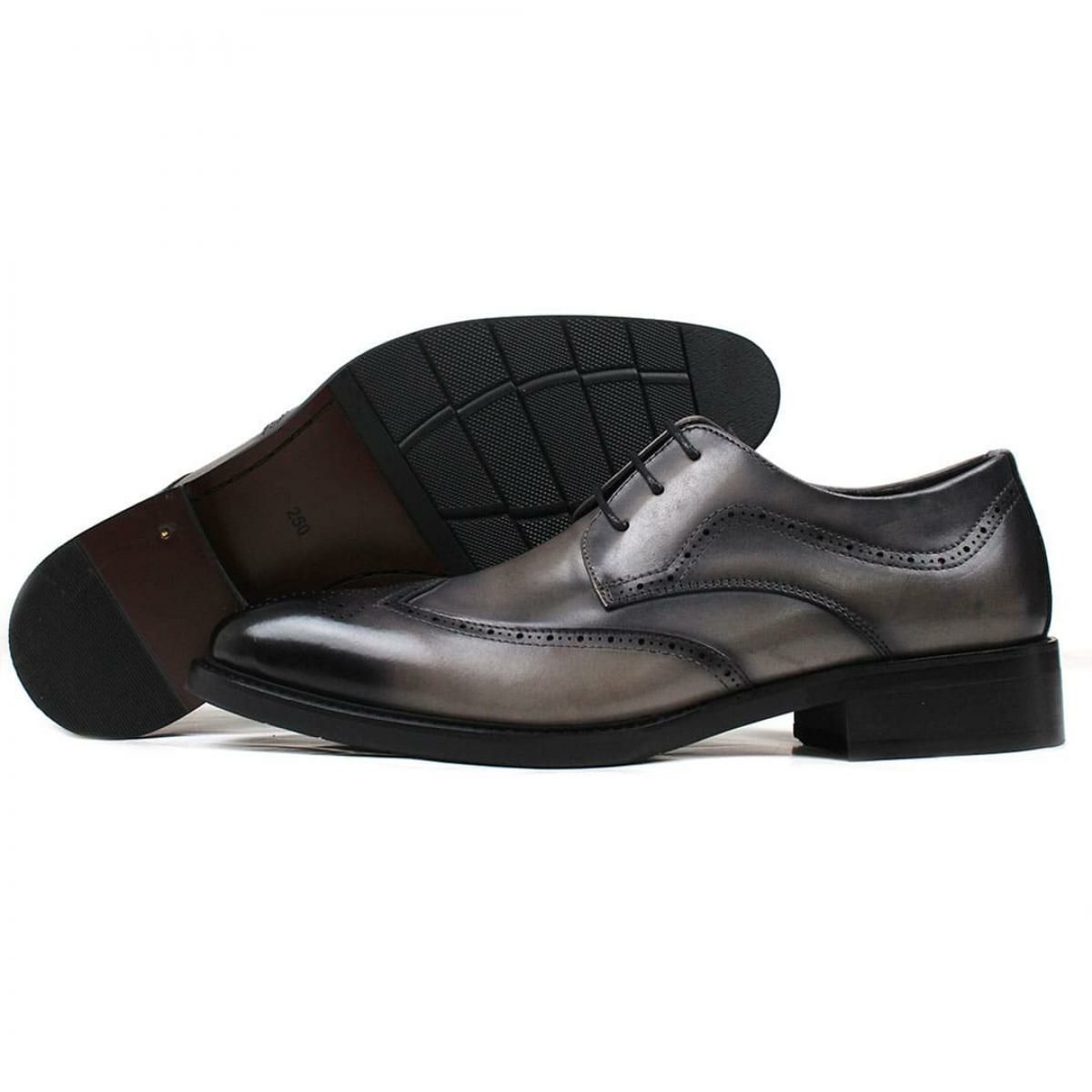 エリニュスクラウン メンズ カジュアルシューズ 外羽根ウイングチップ ERINYS CROWN er-0347