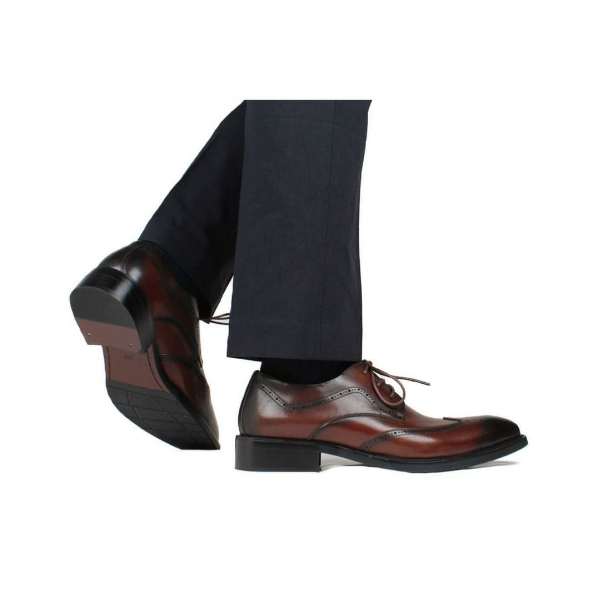 エリニュスクラウン メンズ カジュアルシューズ 外羽根ウイングチップ ERINYS CROWN er-0347