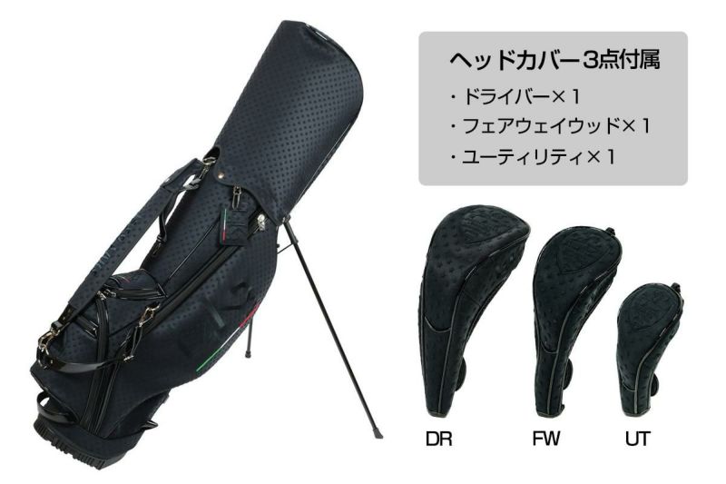 レーク L4K3] キャディバッグ イタリア製 CADDY BAG lkcbsstri