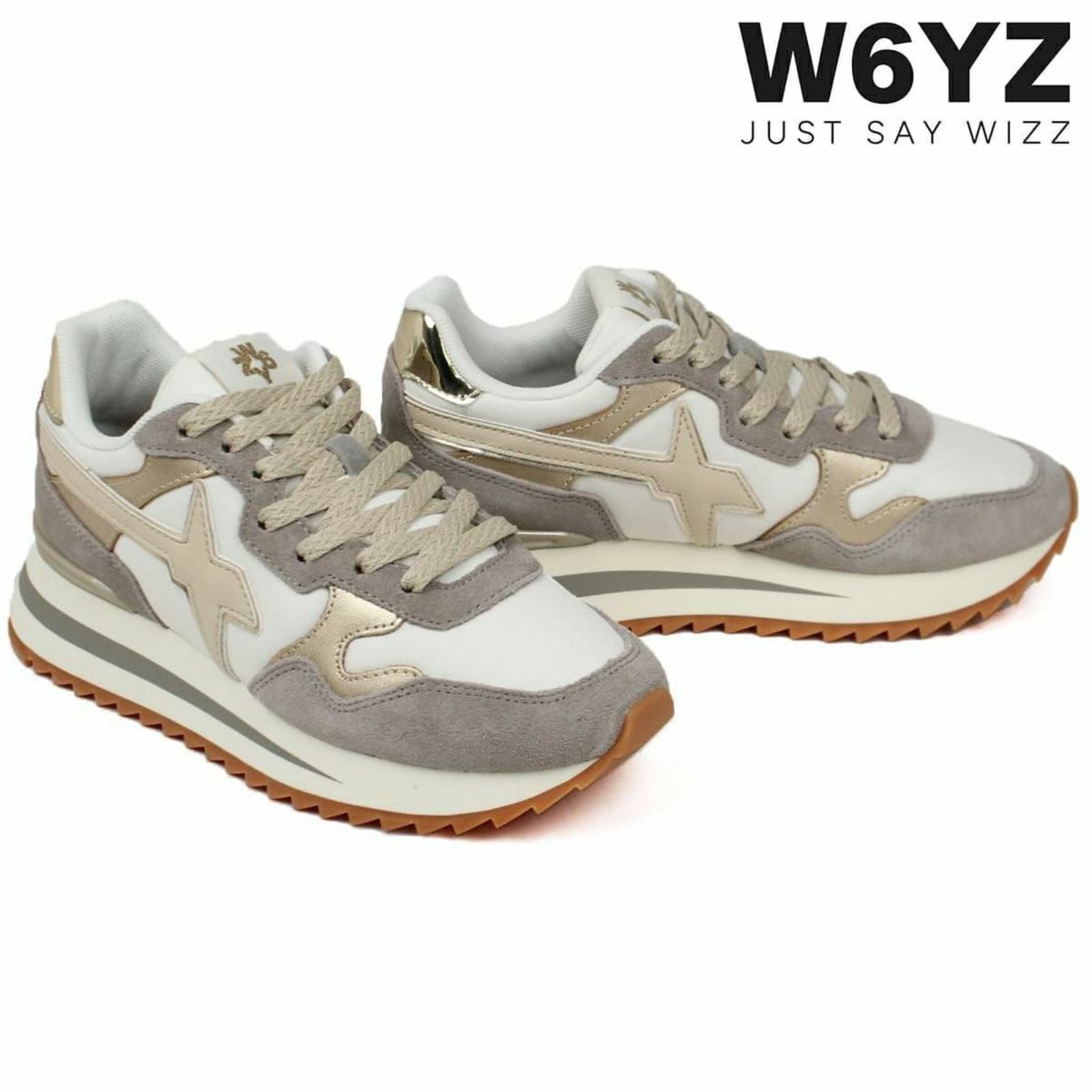 ウィズ レディース ヤックダブル プラチナグレー W6YZ