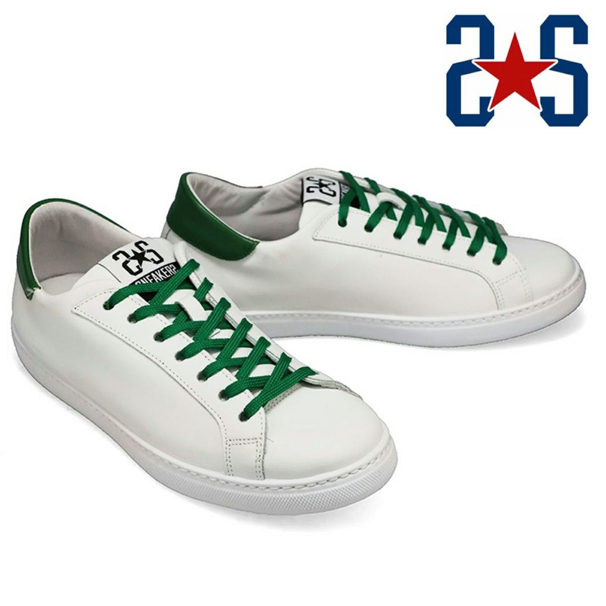 ツースター レディース レザースニーカー ホワイト