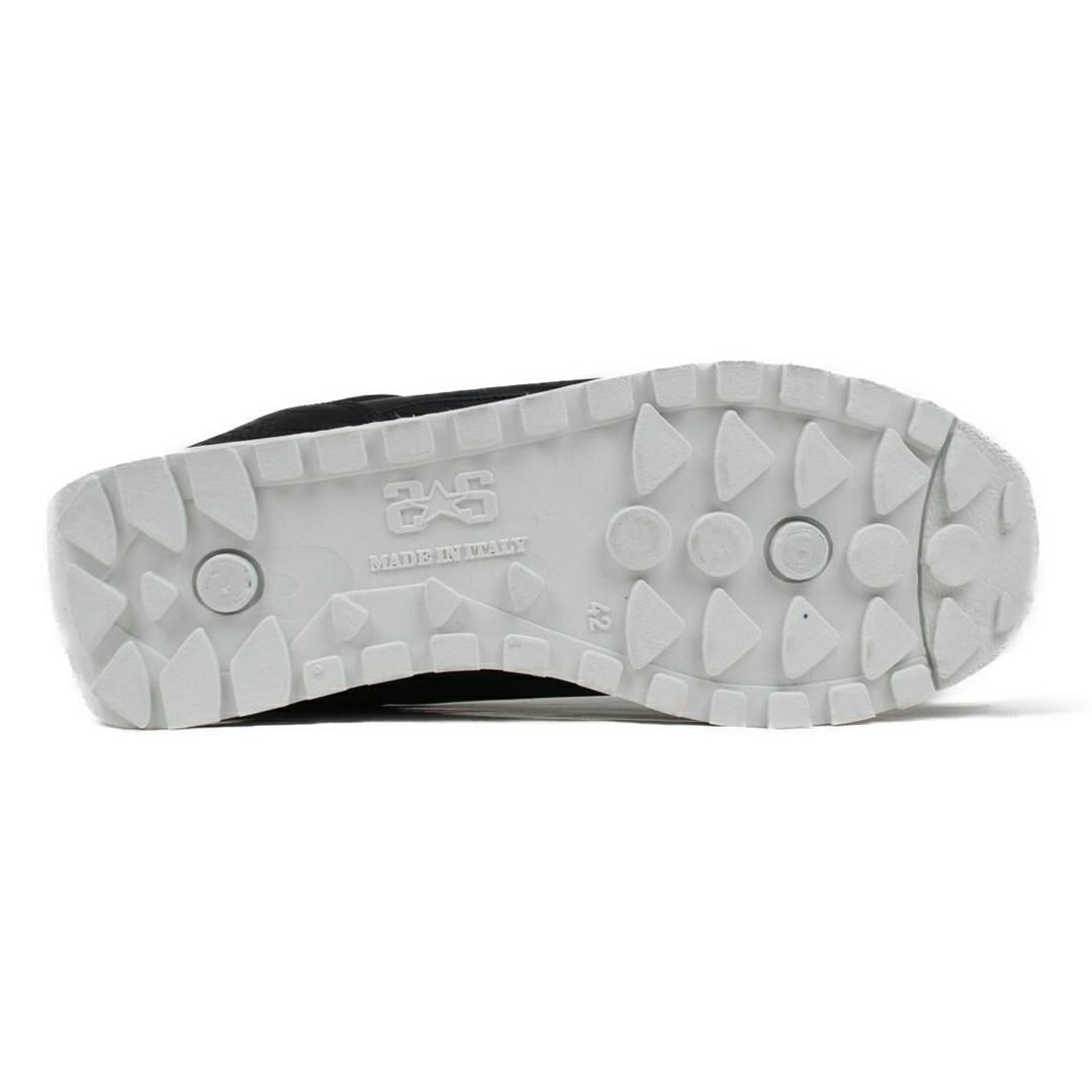 ツースター レディース レザースニーカー ブラック オレンジ 8