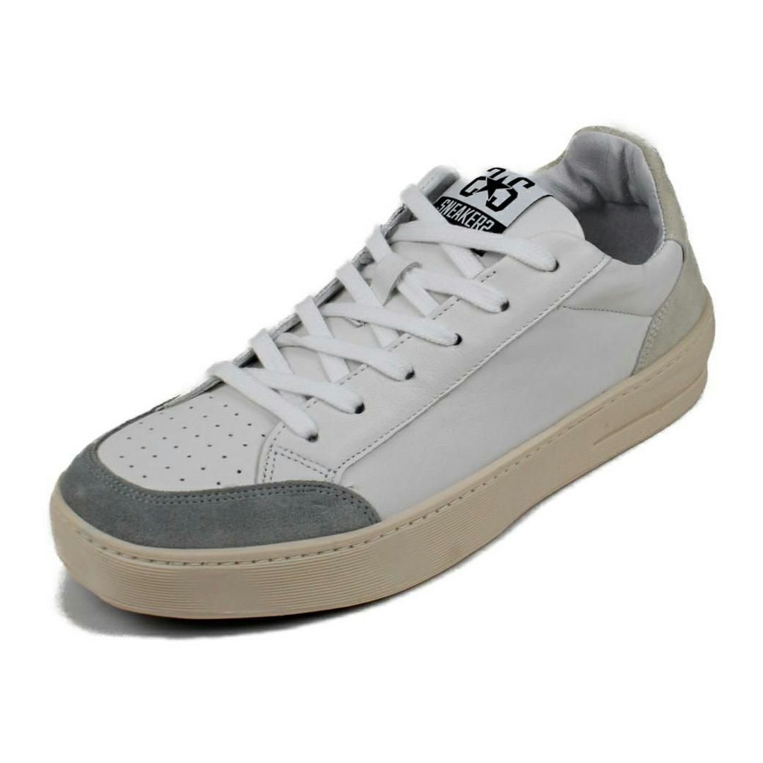 ツースター レディース レザースニーカー ホワイト アイボリー 5