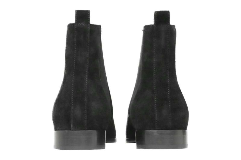 ブッテロ メンズ カジュアルシューズ ブラックスエード 2 3 4