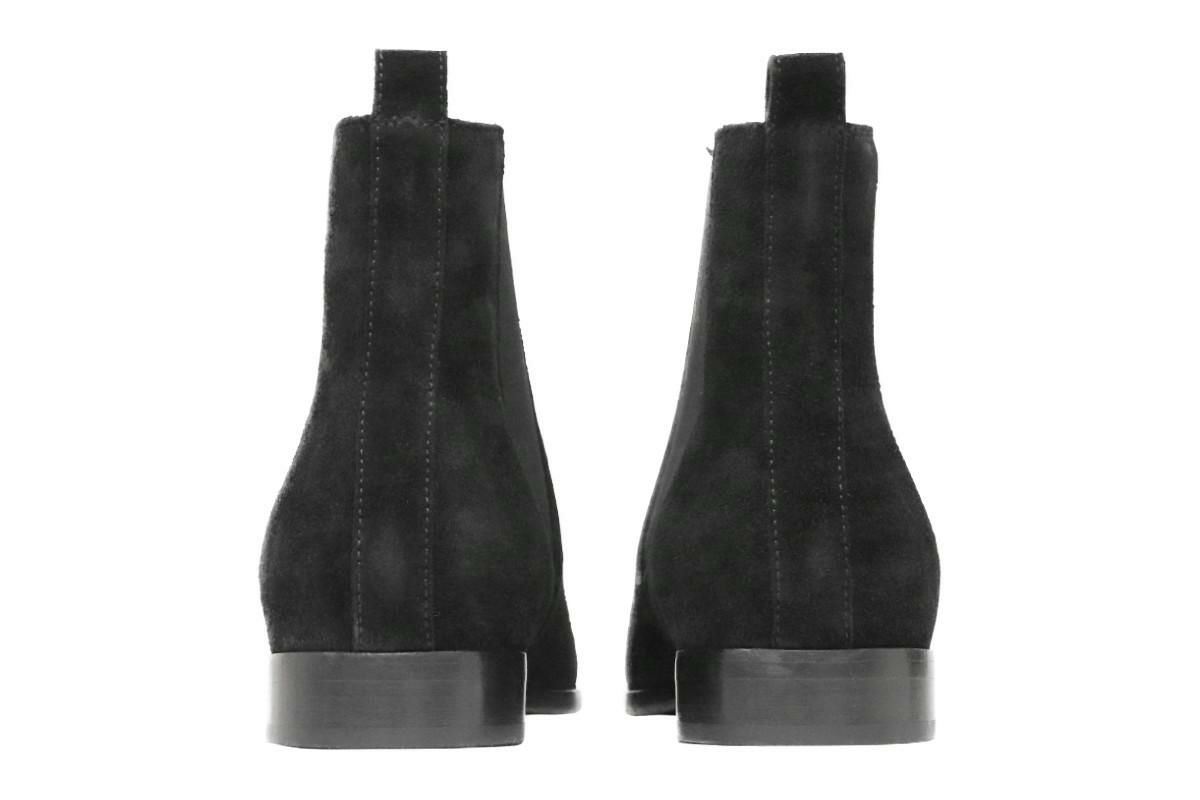 ブッテロ メンズ カジュアルシューズ ブラックスエード 2 3 4