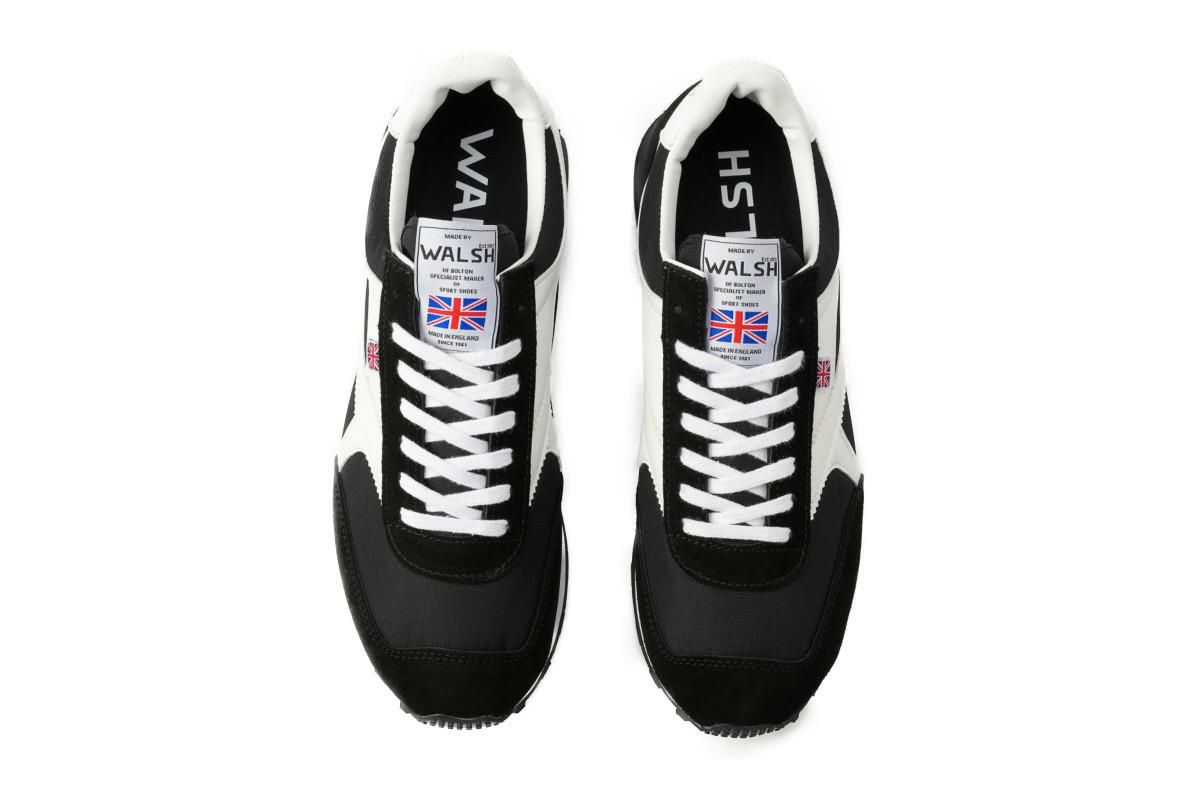 ウォルシュ トルネード-T メンズ スニーカー ブラック/ホワイト5
