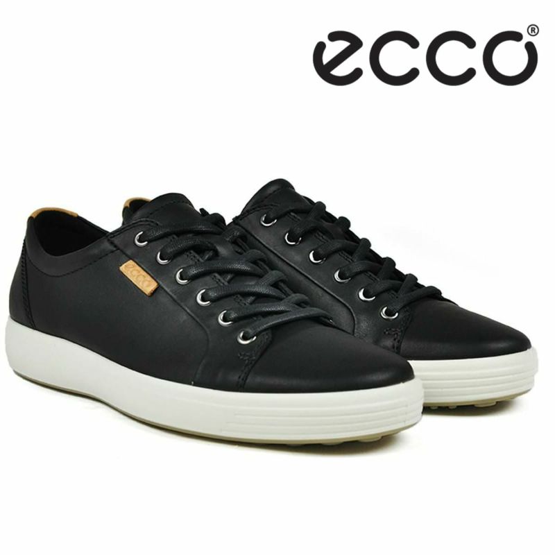 エコー メンズ スニーカー エコー ソフト7ブラック