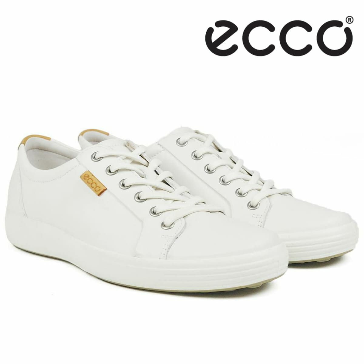 エコー メンズ スニーカー エコー ソフト7ホワイト