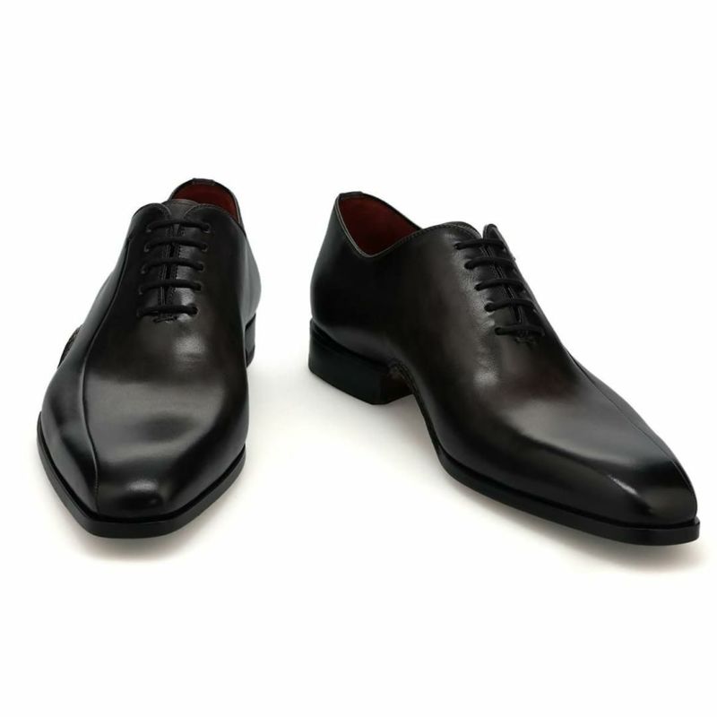 マグナーニ メンズ ドレスシューズ ラインステッチ ブラック2