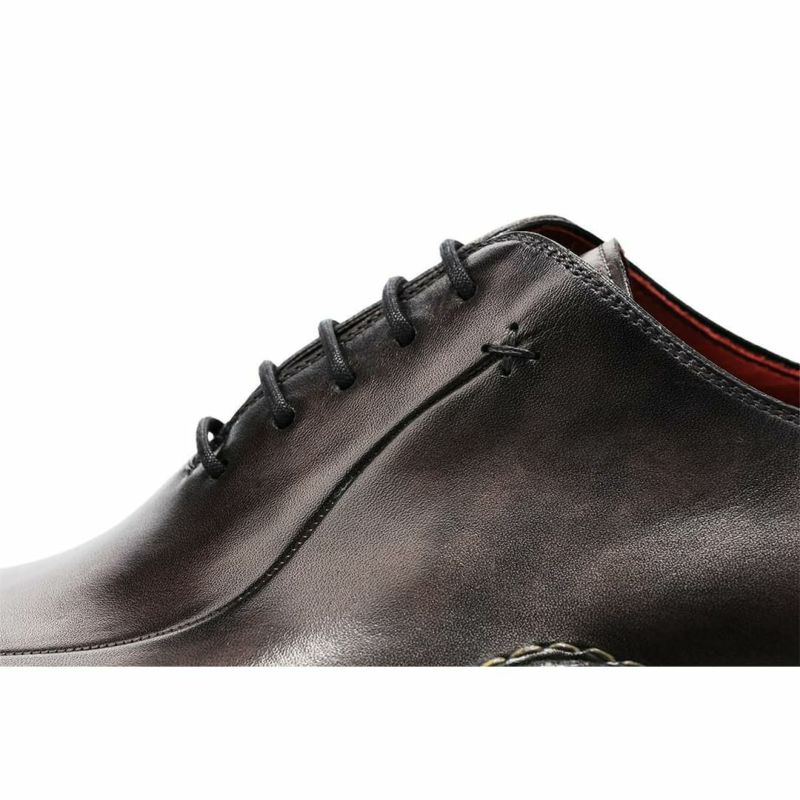 マグナーニ メンズ ドレスシューズ ラインステッチ ブラック10