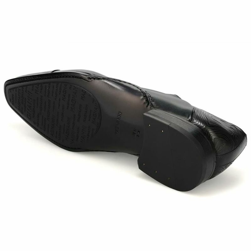 マグナーニ メンズ ドレスシューズ ミクストメディア オックスフォードブラック5