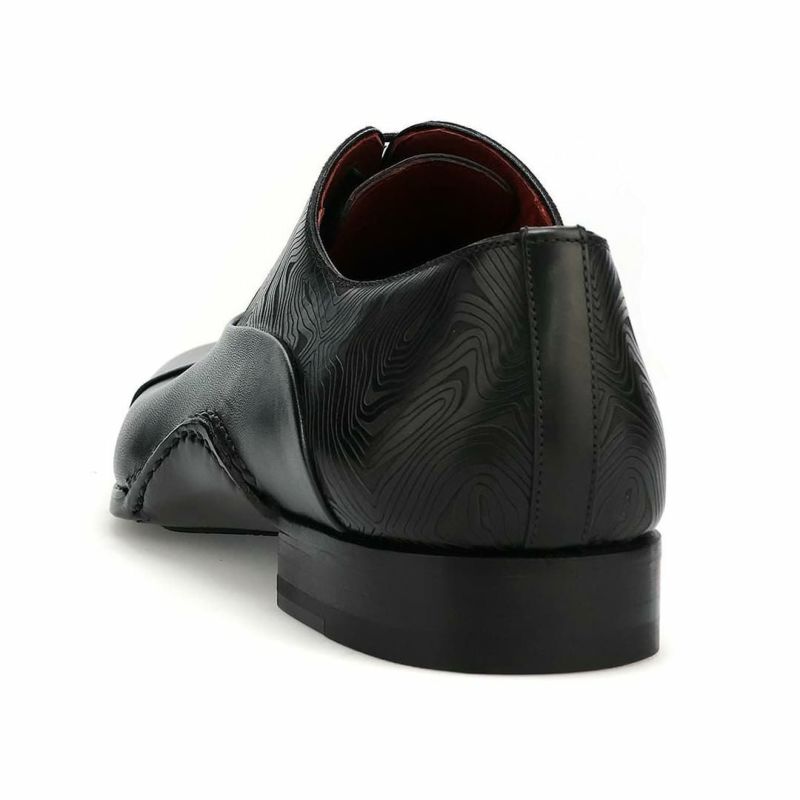 マグナーニ メンズ ドレスシューズ ミクストメディア オックスフォードブラック7