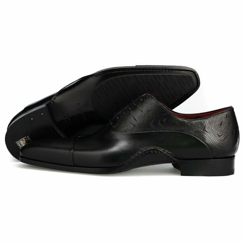 マグナーニ メンズ ドレスシューズ ミクストメディア オックスフォードブラック11