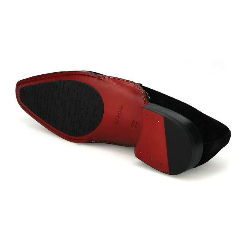 マグナーニ メンズ ドレスシューズ ミクストメディア スエード 6