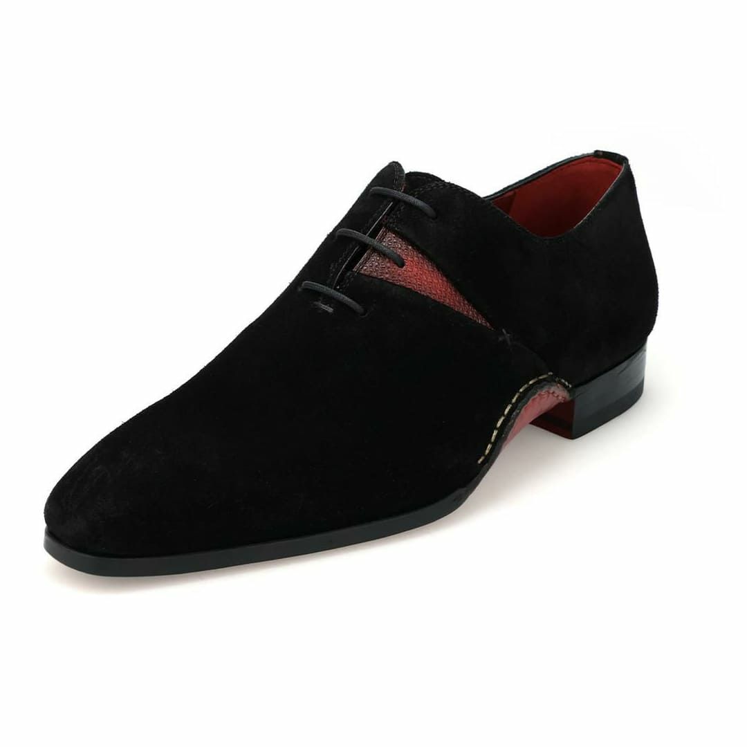 マグナーニ メンズ ドレスシューズ ミクストメディア スエード 7