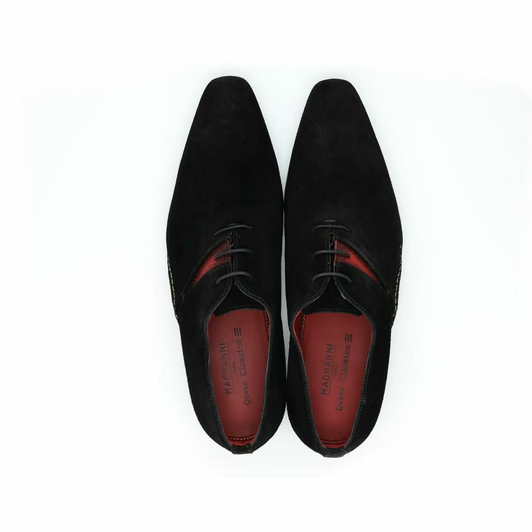 マグナーニ メンズ ドレスシューズ ミクストメディア スエード 9