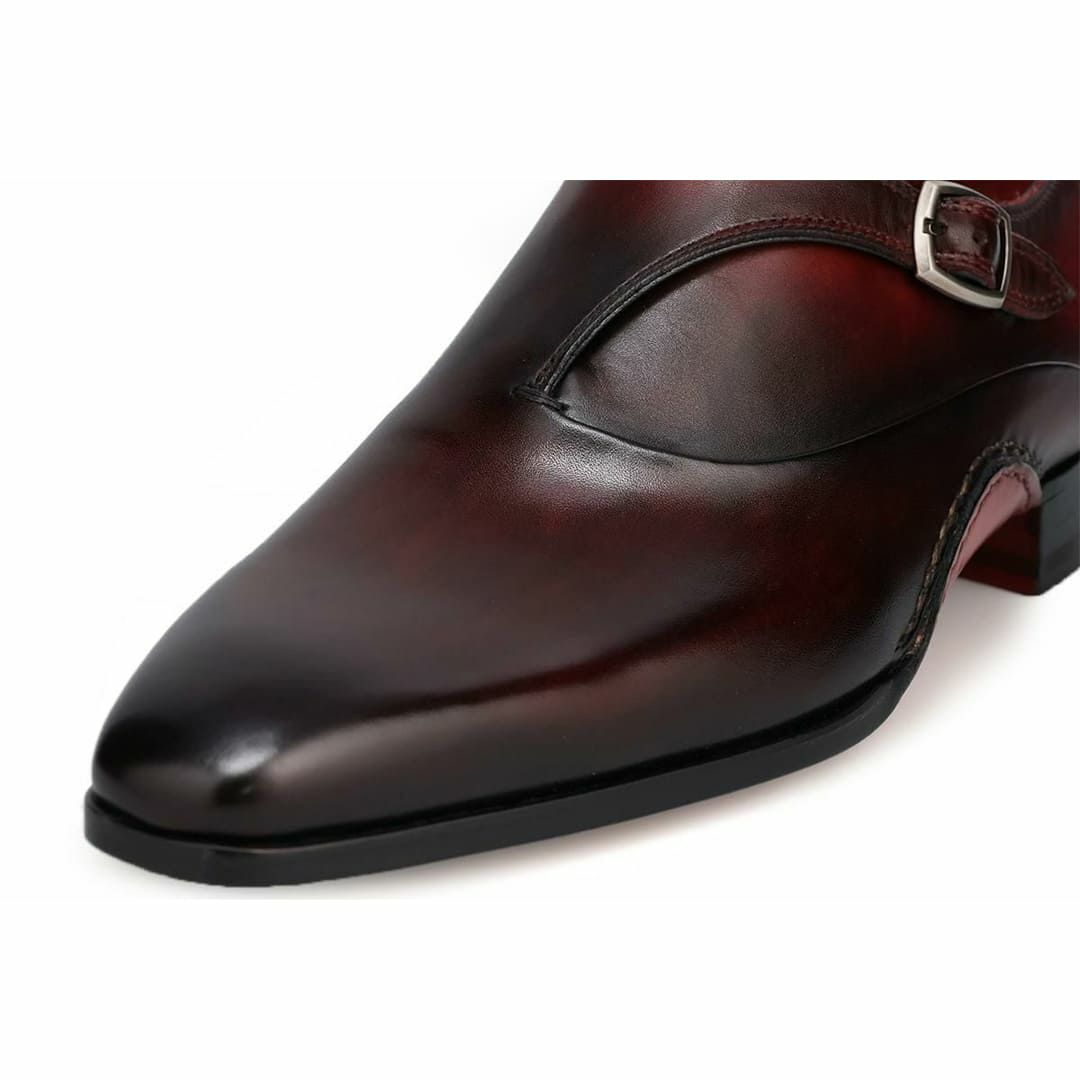 マグナーニ メンズ ドレスシューズ スリングバック ブラウン11